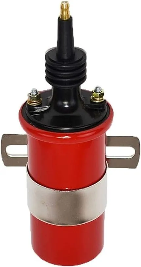 A-Team Performance 45,000 Volt Oil Filled Canister male Ignition Coil Red