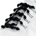 Caterpy Run No Tie Shoelaces Black 30 in