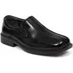 Deer Stags Boys Slip On Wings Dress Shoes - Black - 3.5 M