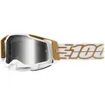 100% Racecraft 2 Goggles Mayfair Silver Mirror