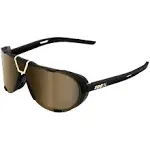 100% Westcraft Sunglasses - Soft Tact Black - Soft Gold Mirror