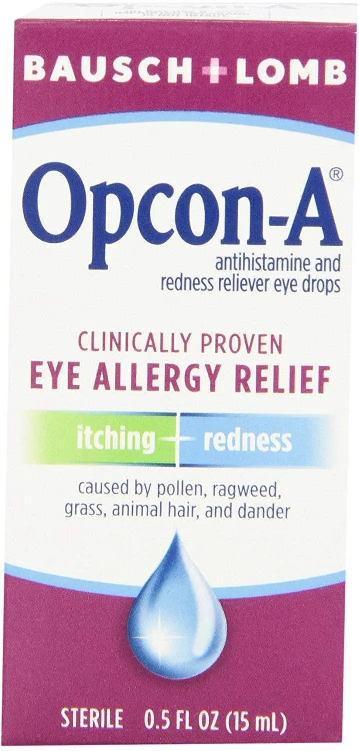 Bausch & Lomb Opcon-A Eye Allergy Relief Drops