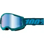 100% Goggle Strata 2 Junior - Pink/Mirror Red Lens