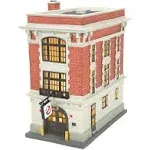 Department 56 Porcelain Ghostbusters Village Firehouse Lit Building, 7.87 Inch, Multicolor