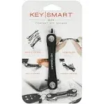 KeySmart Compact Key Holder Black, 4" x 5/8" x 3/8" H