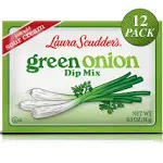 Laura Scudder&#039;s Green Onion Dip Mix Seasoning Powder Sauce 0.5 Ounce (Pack of 12