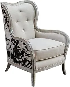 Chalina - 42 inch High Back Armchair Accent Furniture Uttermost 23611