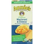 Annies Organic Macaroni & Cheese, Classic Mild Cheddar