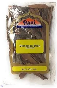 Rani Desi (Dalchini) Flat Cinnamon 3.5oz (100g) ~ All Natural | Vegan | Gluten Friendly | NON-GMO | Indian Origin