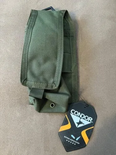 CONDOR MA9-001 Radio Pouch w/ Double Molle Straps OD Green Olive Drab New