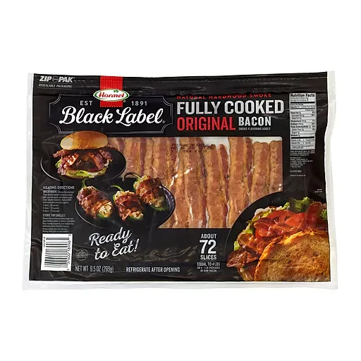 Hormel Black Label Bacon Fully Cooked