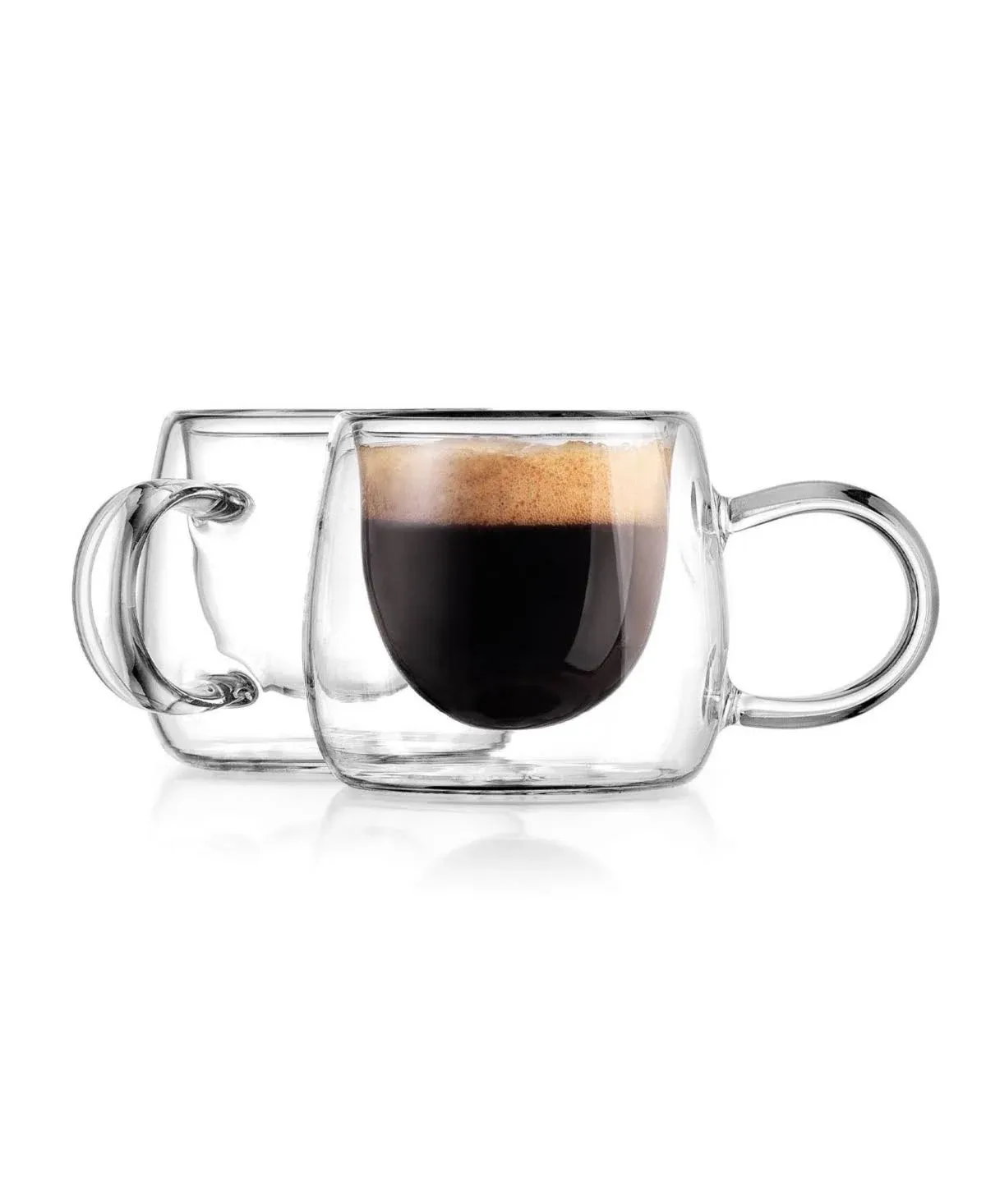 Alesia Double Walled Espresso Cup, Set Of 2 In Clear