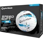 Taylormade SpeedSoft Golf Balls - Blue Ink 2024