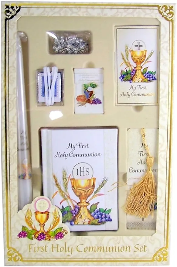 Bread of Life My First Holy Communion Deluxe Boxed Gift Set for Girls