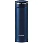 Zojirushi SM-JTE46AD Stainless Steel Travel Mug with Tea Leaf Filter Deep Blue