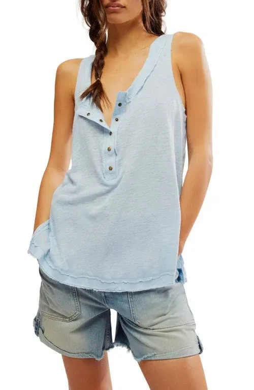 Free People Love Language Solid Tank