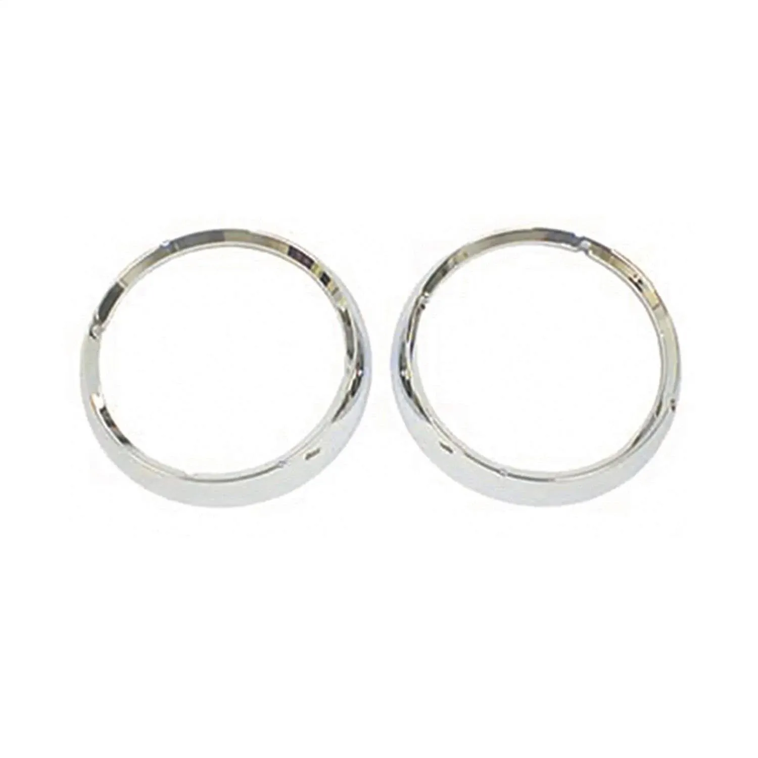 Omix Headlight Bezel Set Chrome 72-86 Jeep CJ Models