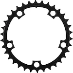 Sram Chainring Road, 34t 5 Bolt 110 mm BCD Alum (50-34) - Black, 3 mm