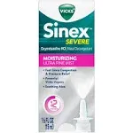 Sinex, Vicks Sinex Severe Nasal Decongestant Moisturizing Spray, 0.5 Oz