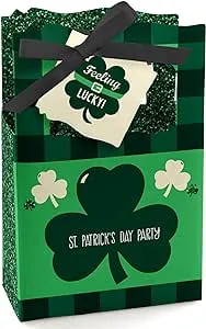 St. Patrick&#39;s Day - Saint Paddy’s Day Party Favor Boxes - Set of 12