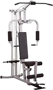 Body-Solid Powerline (PHG1000X) Home Gym - Versatile Plate-Load Workout Station with Press Arm, High/Low Pulley, Leg Developer