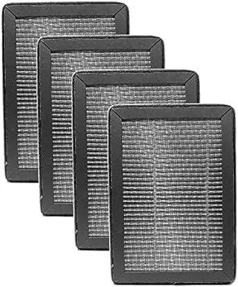 Nispira 3-in-1 HEPA Filter Activated Carbon Replacement For Air Purifier SimPure AP3J9 / Redypure JR6 / Membrane Solutions 2J8 4 Packs