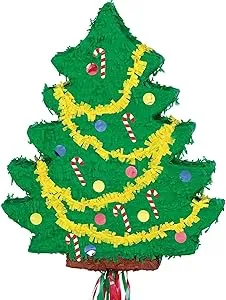 Christmas Tree Pull String Pinata