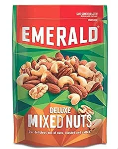 Emerald Deluxe Mix Nuts 5 Ounce (Pack of 4)