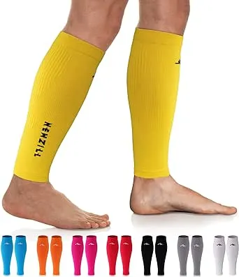 NEWZILL Compression Calf Sleeves (20-30mmHg) for Men & Women Perfect Option to Compression Socks for Running Travel Nursing