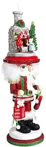 Hollywood Nutcrackers HA0467 17.5 in. Stockings on Fireplace Nutcracker