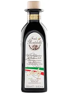 Balsamic Vinegar of Modena 8.45 fl.oz. (250ml), IGP-Certified Dense Balsamic Vinegar with a Bold, Sweet-and-Sour Taste - Product from Italy