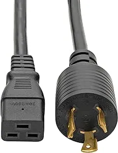 Tripp Lite Heavy-Duty Power Cord for PDU and UPS 20A, 12AWG (IEC-320-C19 to NEMA L6-20P) 14-ft.(P040-014)