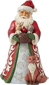 Enesco Santa with Animals Figurine