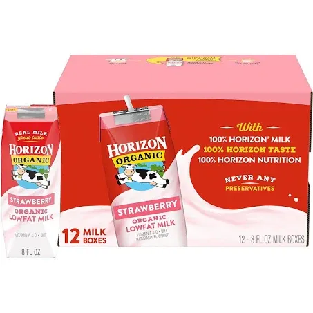 Horizon Organic Low Fat Strawberry Milk