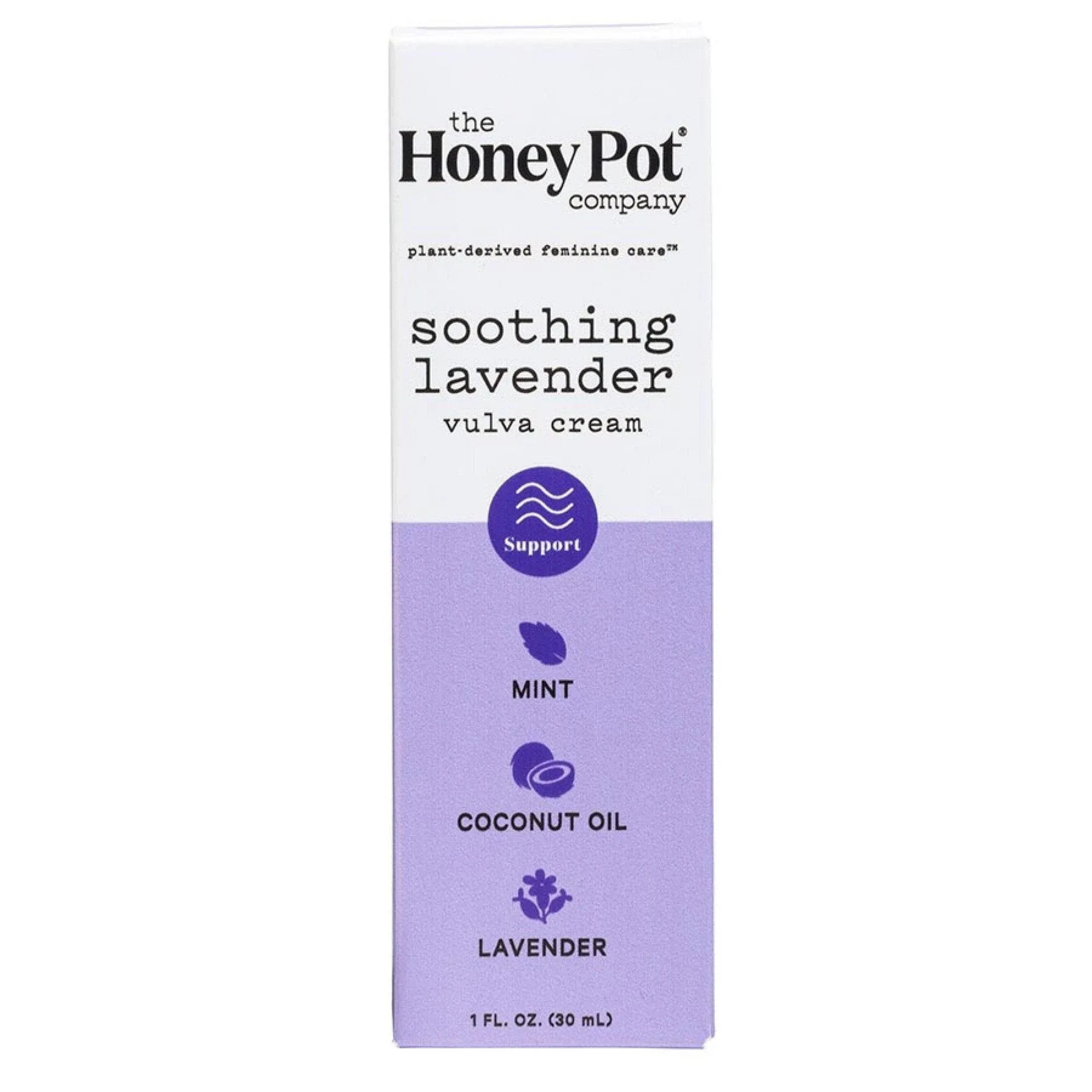 The Honey Pot Soothing Lavender Vulva Cream 1 fl oz