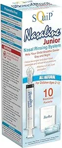 Squip Nasaline Junior Nasal Rinsing System, 3.1 Fl Oz (Pack of 1)