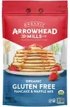 Arrowhead Mills Gluten Free Pancake &amp; Waffle Mix, Organic, 22 Ounce Bag (Pack Of