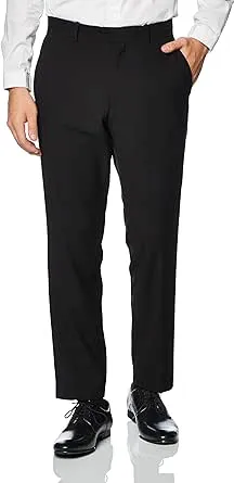 Perry Ellis Men's Portfolio Slim Fit Dress Pants (Waist Size 28-38 Big & Tall)