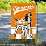 College Flags & Banners Co. Tennessee Volunteers Mascot Vols Smokey Double Sided Garden Yard Flag