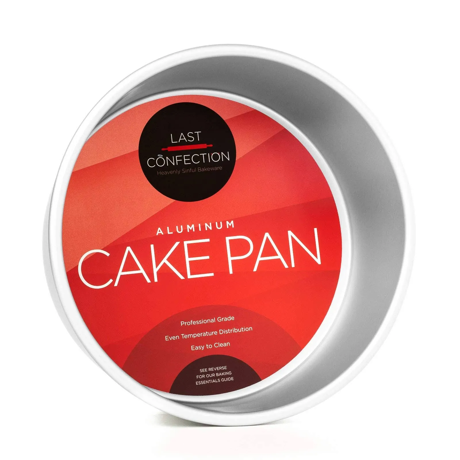 Last Confection 4" x 2" Aluminum Round Cake Pan - Professional Bakeware