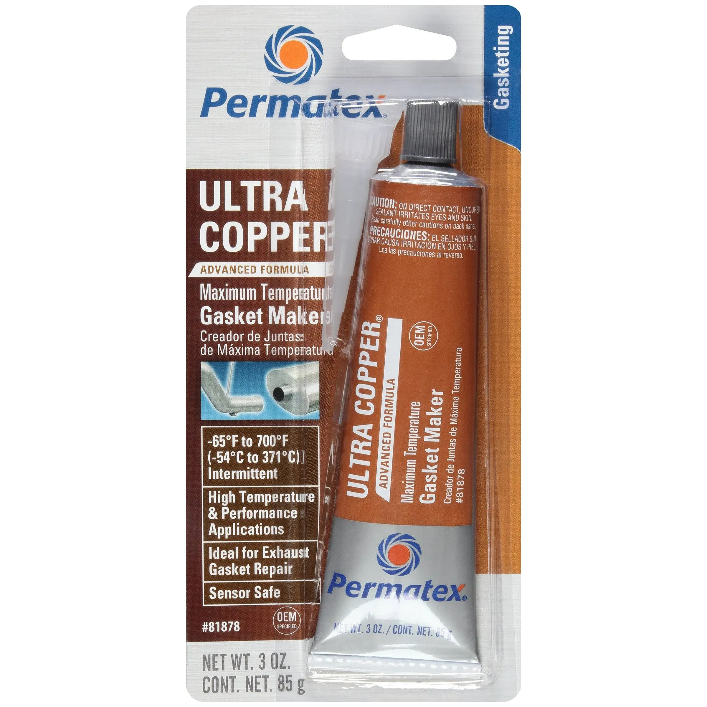 Permatex Ultra Copper RTV Silicone Gasket Maker