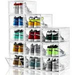 INSTY 12 Pack Shoe Storage Boxes