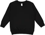 Rabbit Skins 3317 - Toddler Fleece Sweatshirt Black 3T