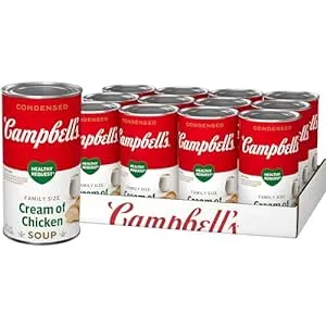 Campbell's Condensed Family Size Cream of Chicken Soup, 22.6 oz.