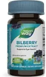 Nature's Way - Standardized Bilberry - 60 Capsules