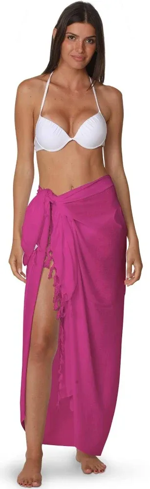 INGEAR Sarong Bathing Suit Cover Up for Women – Long Pareo Beach Wraps, Swimsuit Coverup Skirt, Stylish Bikini Cover Up