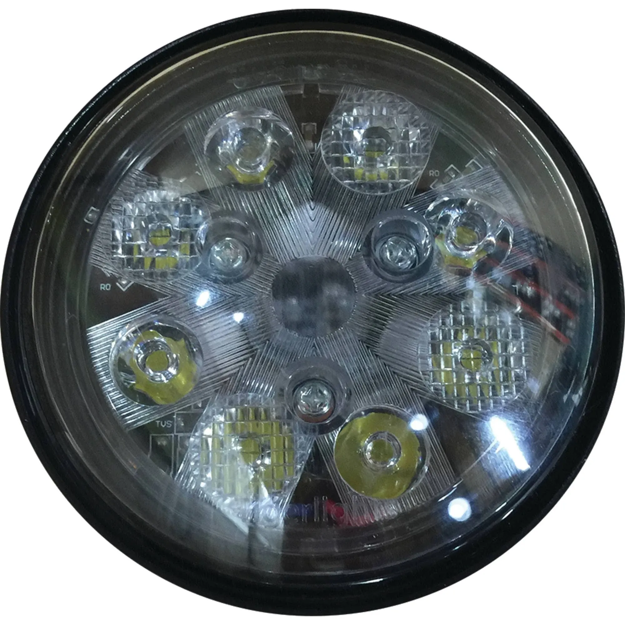 Tiger Lights TL3025 24W LED Sealed Round Hi/Lo Beam 12V for John Deere