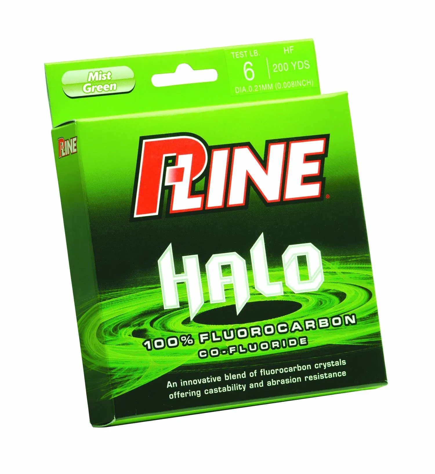 P-Line Halo Fluorocarbon Line Mist Green 10lb