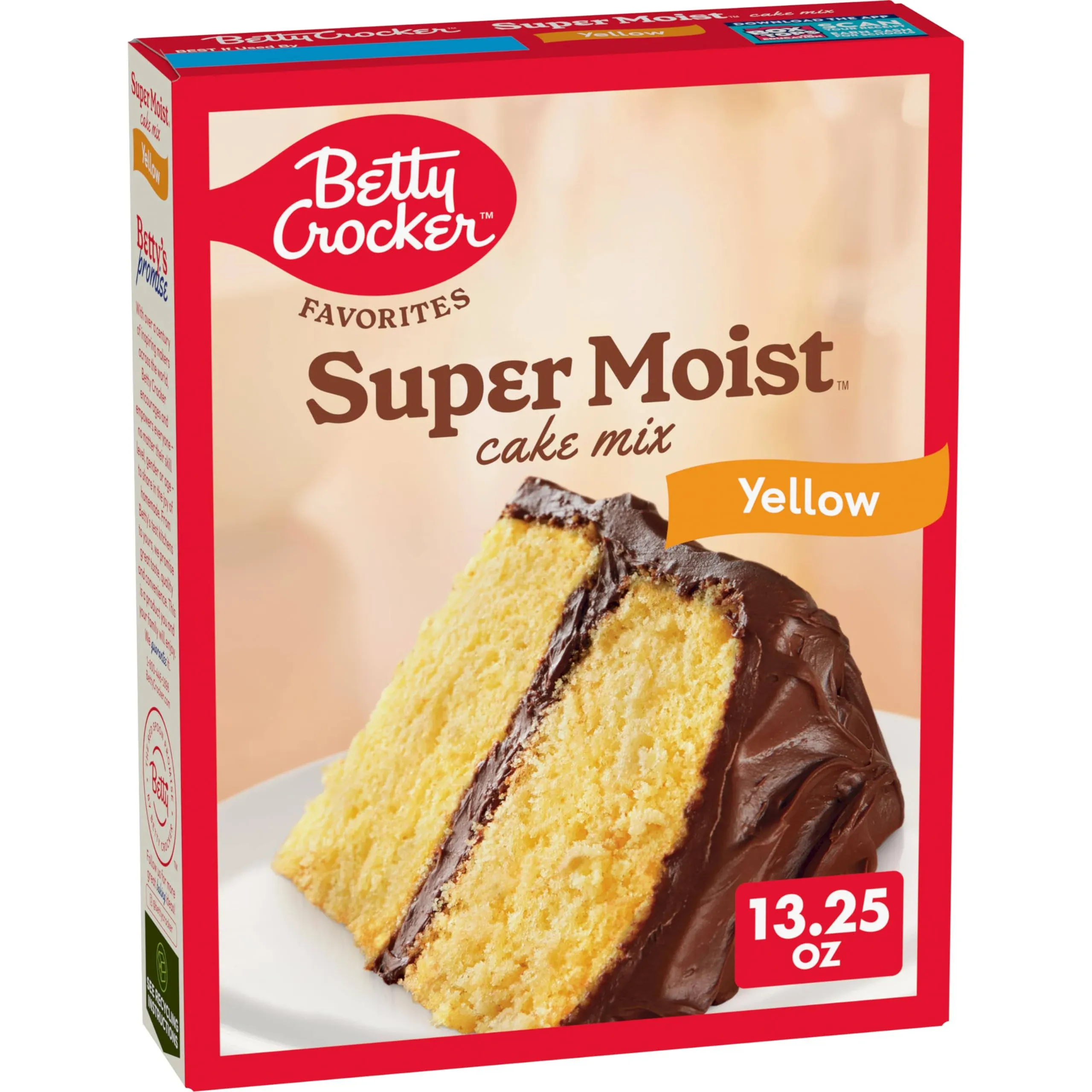 Betty Crocker Super Moist Cake Mix Yellow