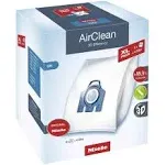 Miele AirClean 3D Efficiency Dust Bag, Type GN, XL Value Pack, 8 Bags 4 Filters